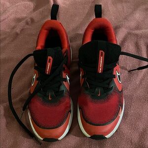 Nike Kids Red and Black Athletic Sneakers